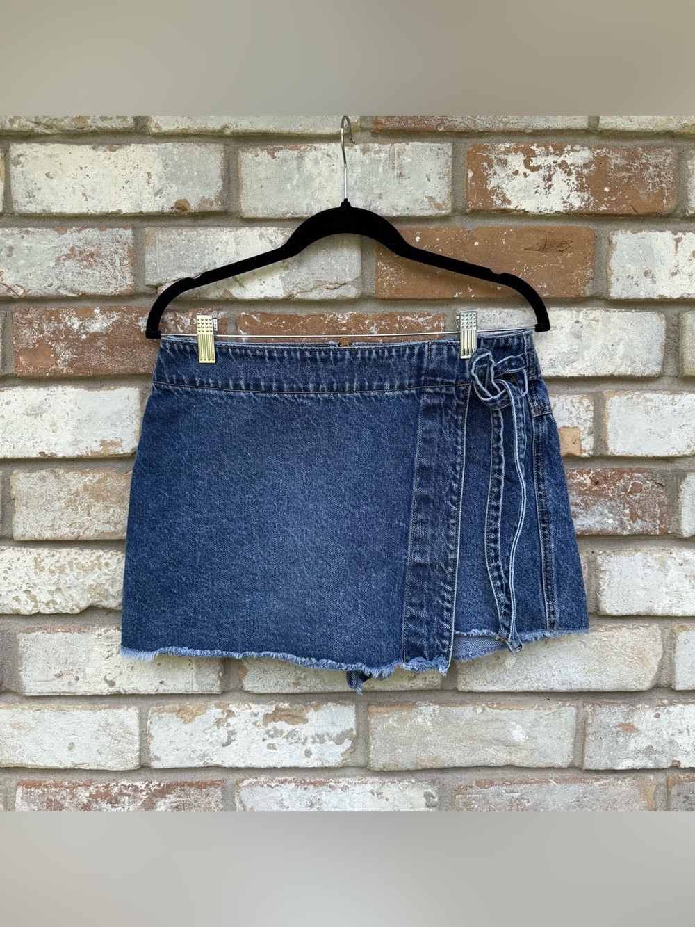 Alter’d State Denim Jean Wrap Skort Skirt